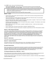 Child Support Locate Request, Page 3