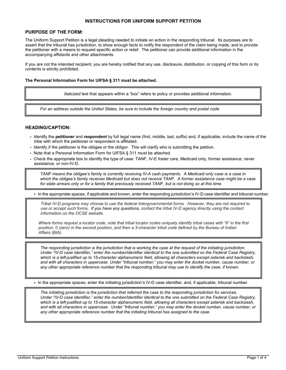 Uniform Support Petition, Page 3