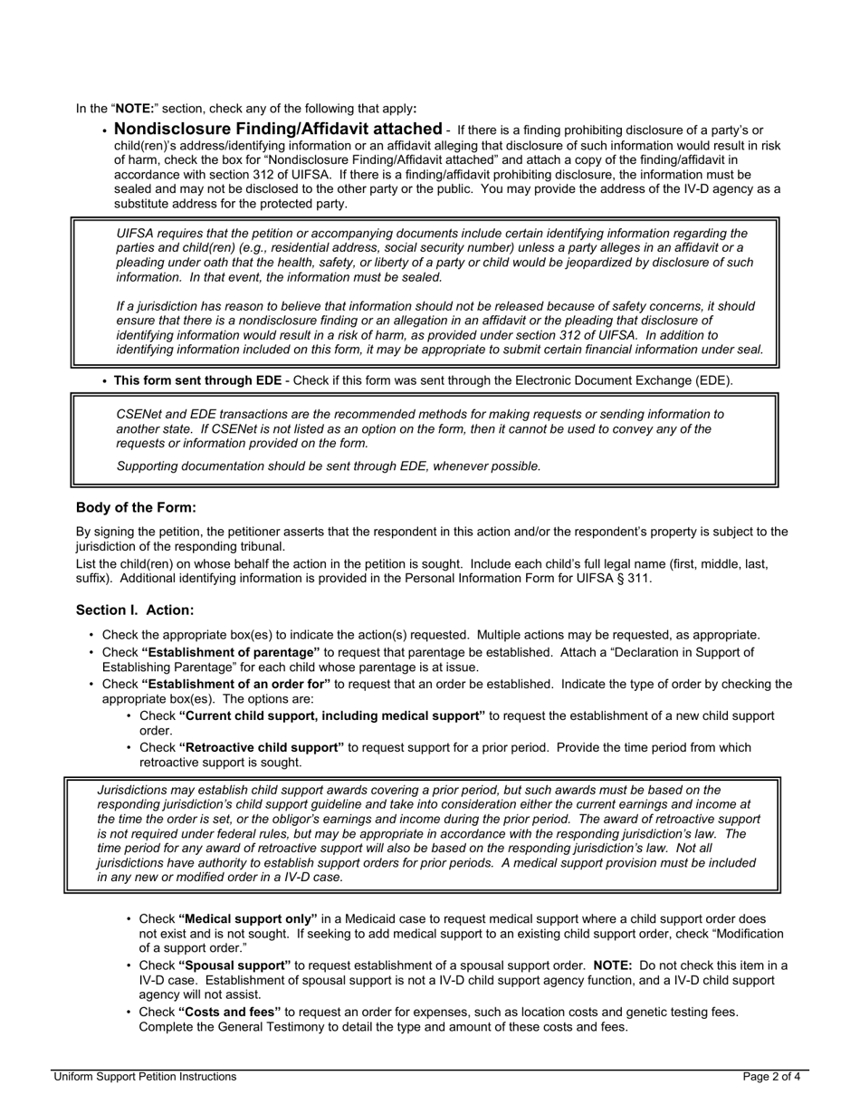 Uniform Support Petition, Page 4