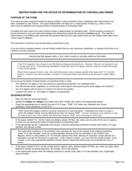 Notice of Determination of Controlling Order, Page 3