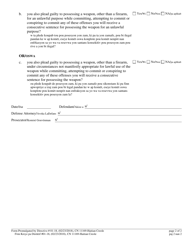 Form 11169 Additional Questions for Certain Drug and Weapons Offenses Committed on or After June 24, 1998 - New Jersey (English/Haitian Creole), Page 2