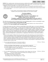 Document preview: Form 11170 Supplemental Plea Form for No Early Release Act (Nera) Cases (N.j.s.a. 2c:43-7.2) - New Jersey (English/Portuguese)