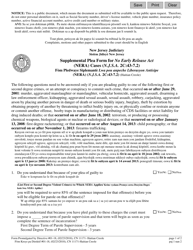 Document preview: Form 11171 Supplemental Plea Form for No Early Release Act (Nera) Cases (N.j.s.a. 2c:43-7.2) - New Jersey (English/Haitian Creole)