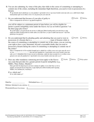 Form 11172 Supplemental Plea Form for Graves Act Offenses (N.j.s.a. 2c:43-6c) - New Jersey (English/Haitian Creole), Page 2