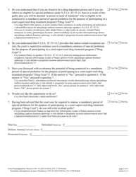 Form 11728 Supplemental Plea Form Mandatory Sentence to Special Probation Pursuant to N.j.s.a. 2c:35-14.2 &quot;drug Court&quot; - New Jersey (English/Polish), Page 2