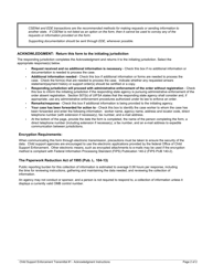 Child Support Enforcement Transmittal #1 - Initial Request Acknowledgment, Page 4