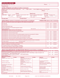 Form CDC50.42A &quot;Adult HIV Confidential Case Report Form&quot;, Page 2