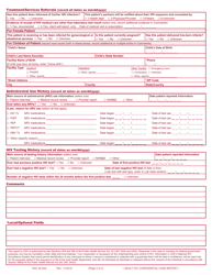Form CDC50.42A &quot;Adult HIV Confidential Case Report Form&quot;, Page 4