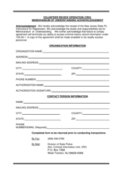 Registration Packet for the Volunteer Review Operation (Vro) - New Jersey, Page 4