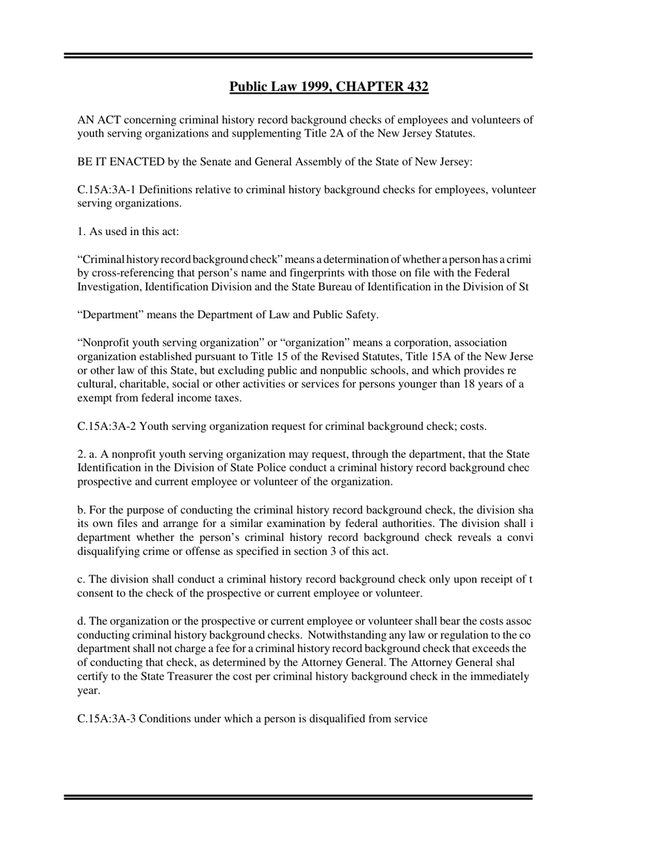 Registration Packet for the Volunteer Review Operation (Vro) - New Jersey, Page 5