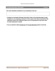 Illegal Dumpsite Abatement Application - New Mexico, Page 11