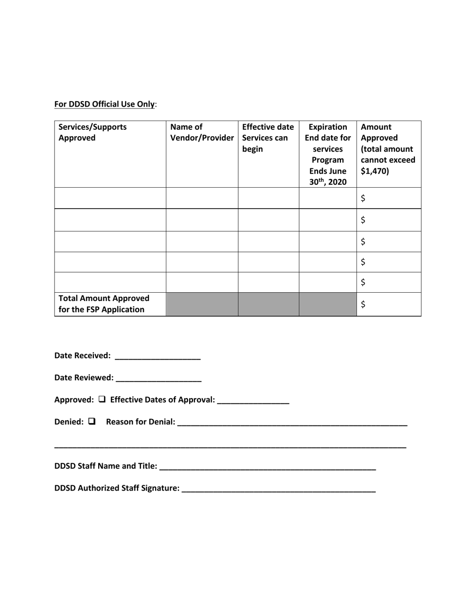 Family Supports and Reimbursement Program Application - New Mexico, Page 4
