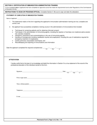 Pharmacist Form 5 Application for Limited (Intern) Permit - New York, Page 4