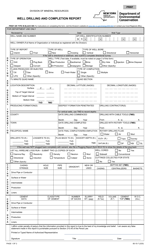 Form 85-15-7 Well Drilling and Completion Report - New York