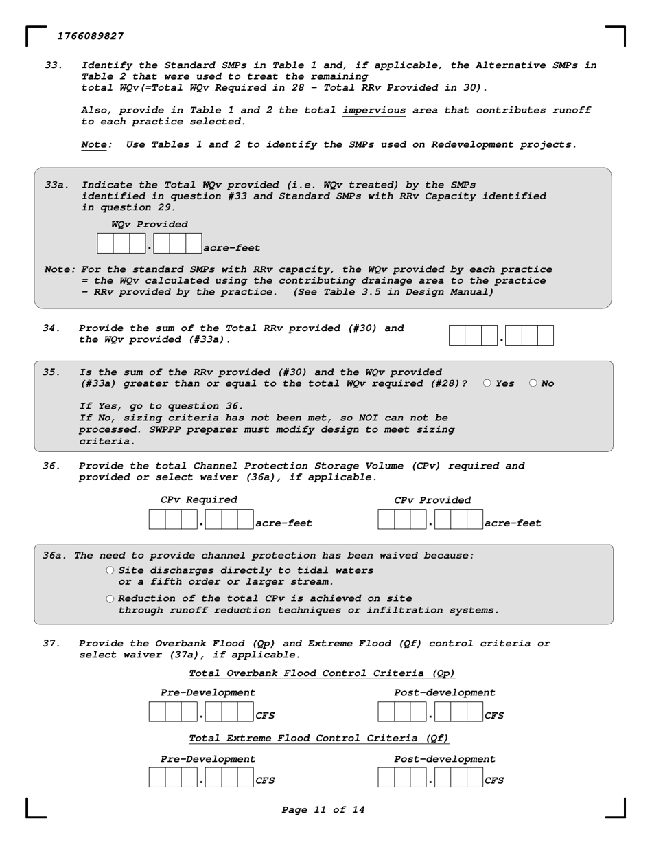 Notice of Intent - Stormwater Discharges Associated With Construction Activity Under State Pollutant Discharge Elimination System (Spdes) General Permit Gp-0-20-001 - New York, Page 11