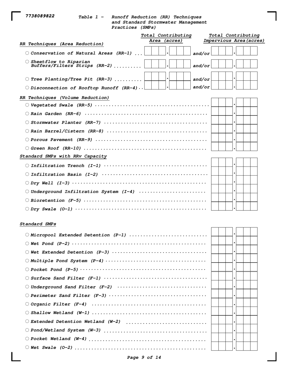 Notice of Intent - Stormwater Discharges Associated With Construction Activity Under State Pollutant Discharge Elimination System (Spdes) General Permit Gp-0-20-001 - New York, Page 9