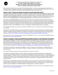 Wastewater Treatment Facility Design, Planning and Flow Management Annual Certification Form - New York, Page 3