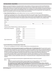 Form DOH-4275 Application for Registration to Accept Home Generated Sharps for Safe Disposal - New York, Page 2