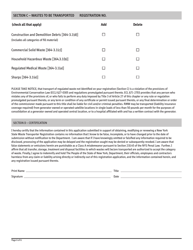 Form DOH-4275 Application for Registration to Accept Home Generated Sharps for Safe Disposal - New York, Page 6