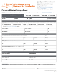 Personal Data Change Form - New York
