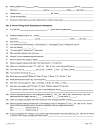 Form LS710 Labor Standards Farm Workers&#039; Complaint Form - New York, Page 2