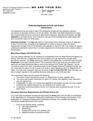 Document preview: Form AL156 Referrals/Applicants to H-2a Job Orders: Interview Form - New York