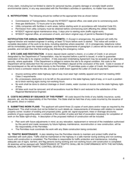 Form PERM75 Consolidated Application and Permit for Highway Work and Use &amp; Occupancy for Fiber Optic Facilities and Supporting Infrastructure - New York, Page 4