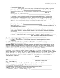 General Form 6A Order of Protection (Person in Need of Supervision or Or Juvenile Delinquency) - New York, Page 2