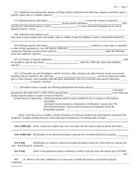 General Form 5 Temporary Order of Protection - New York, Page 2