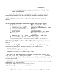 Form 8-5 Order of Fact-Finding and Disposition - New York, Page 2