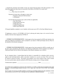 Covid-19 Waiver Form - New York, Page 2