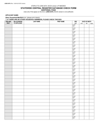 Form LDSS-3370 Statewide Central Register Database Check - New York, Page 5