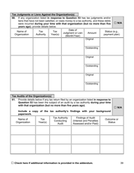 Appointment Investigation Questionnaire - New York City, Page 39
