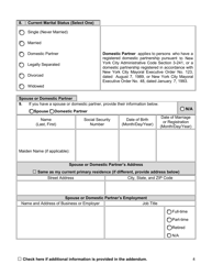Appointment Investigation Questionnaire - New York City, Page 4