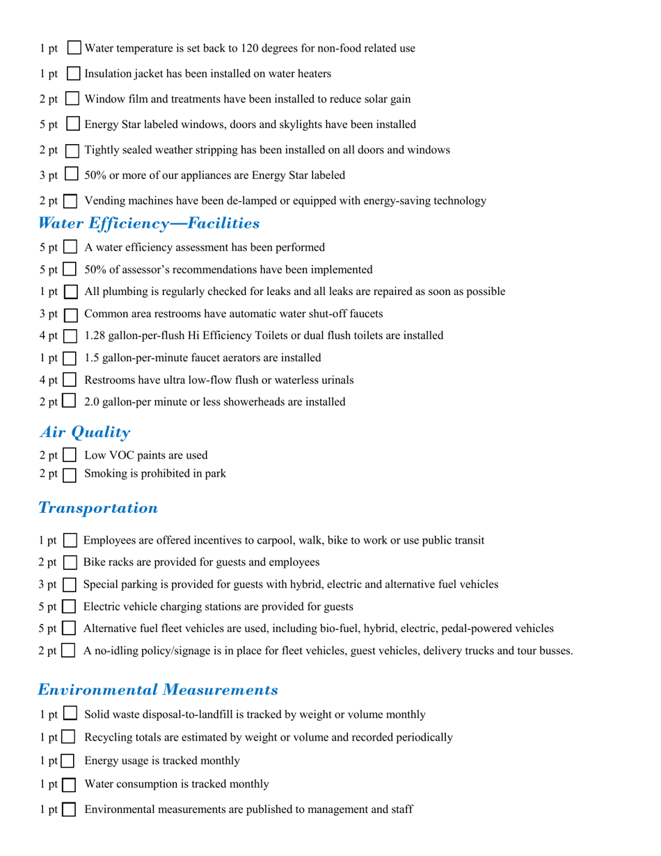 Nc Green Travel Program Sustainable Parks With Facilities - North Carolina, Page 4