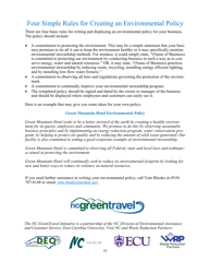 Nc Green Travel Program Hotel &amp; Lodging Application - North Carolina, Page 10