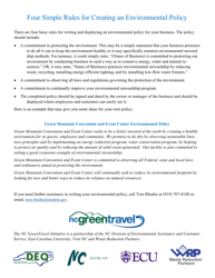Nc Green Travel Program Event Venues and Convention Centers - North Carolina, Page 8