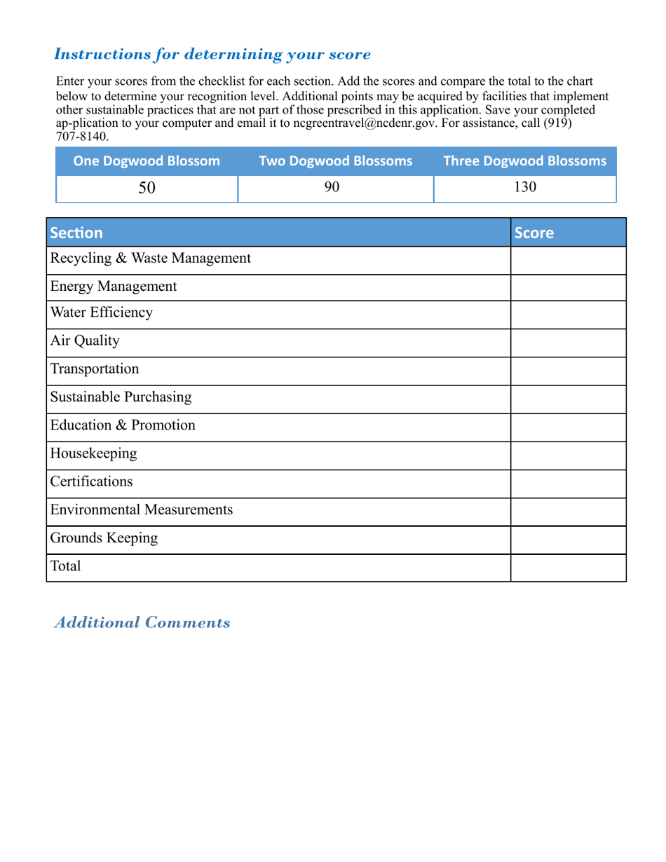 Nc Green Travel Program Airports, Terminals,  Depots Application - North Carolina, Page 6
