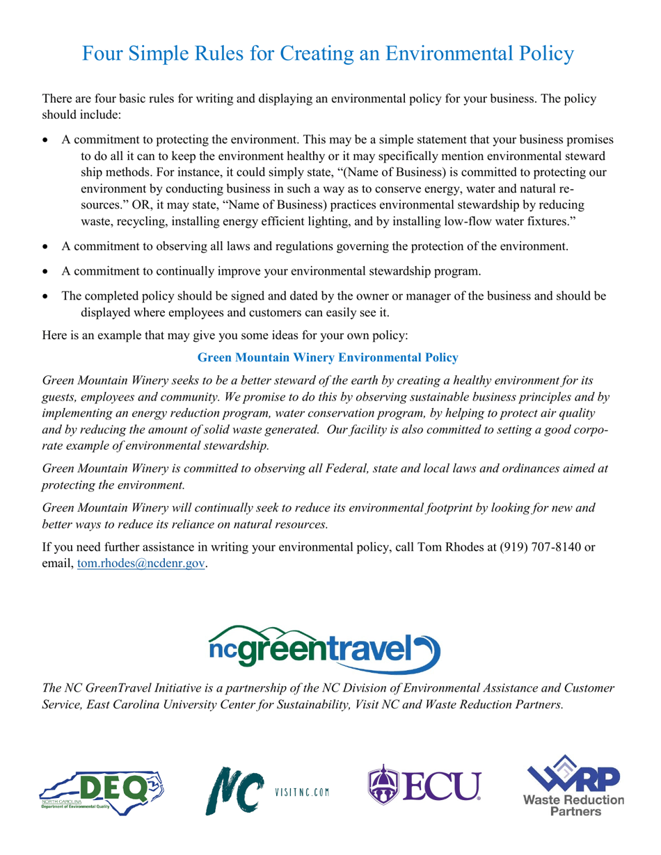 Nc Green Travel Program Wineries  Vineyards - North Carolina, Page 10