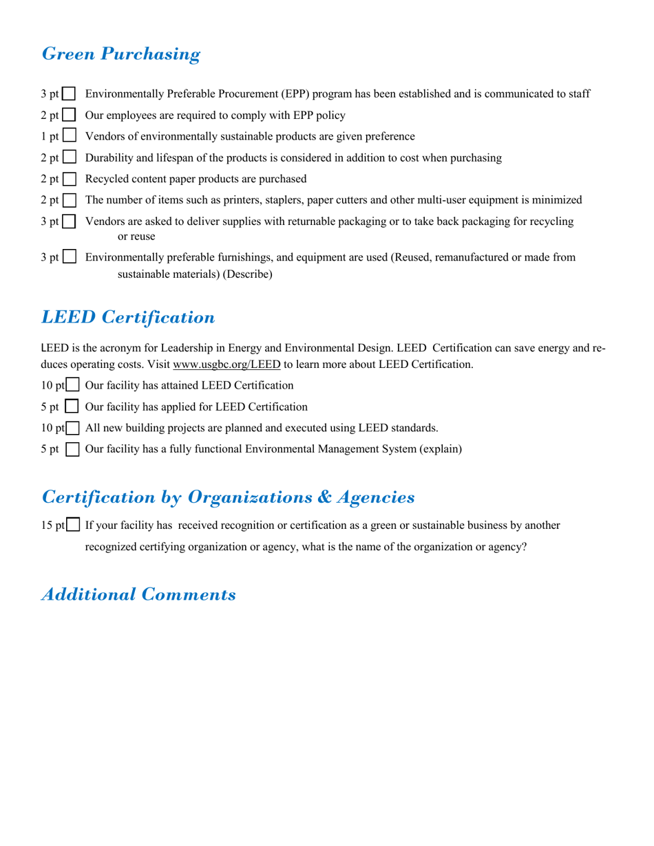Sustainable Farms Application for Nc Greentravel Recognition - North Carolina, Page 8