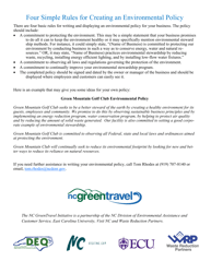 Nc Green Travel Program Golf Facility Application - North Carolina, Page 12