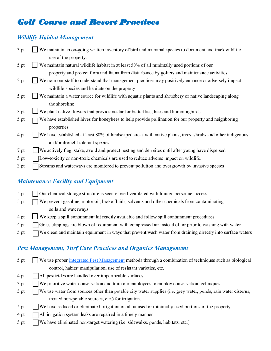 Nc Green Travel Program Golf Facility Application - North Carolina, Page 3
