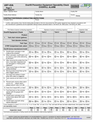 Form UST-22A Overfill Prevention Equipment Operability Check - North Carolina, Page 3