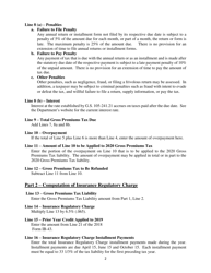 Instructions for Form IB-43 Gross Premiums Tax Return Self-insured Workers Compensation Corporation - North Carolina, Page 2