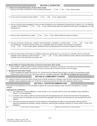 Form AOC-DRC-11 Application for Certification to Conduct District Criminal Court Mediations Pursuant to G.s. 7a-38.3d - North Carolina, Page 2