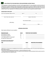 Application for Trainee Registration - North Carolina, Page 10
