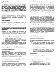 Application for Trainee Registration - North Carolina, Page 3