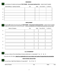 Application for Trainee Registration - North Carolina, Page 7