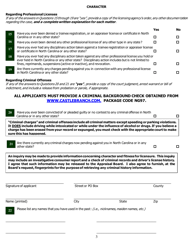 Application for Certified Residential Certification - North Carolina, Page 14