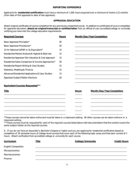 Application for Certified Residential Certification - North Carolina, Page 16